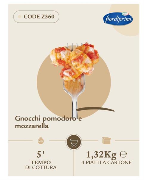 SU GNOCCHI POMODORO E MOZZARELLA 4x350gr