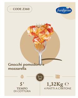 SU GNOCCHI POMODORO E MOZZARELLA 4x350gr
