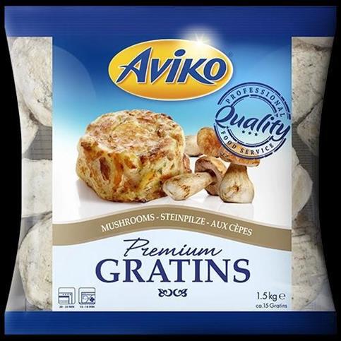 AVIKO GRATIN FUNGHI 1,5Kg
