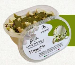 BUFALAZ PISTACCHIO CON GRANELLA AL PISTACCHIO 8x200gr