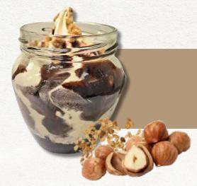 BUFALAZ BICCHIERE NOCCIOLA CROCCANTE 8x100