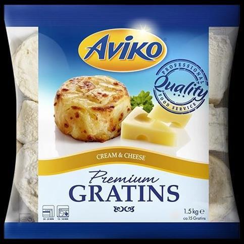 AVIKO GRATIN FORMAGGIO 8x400