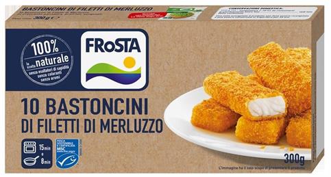 FROSTA 10BASTONCINI MERLUZZO 12x300 NEW